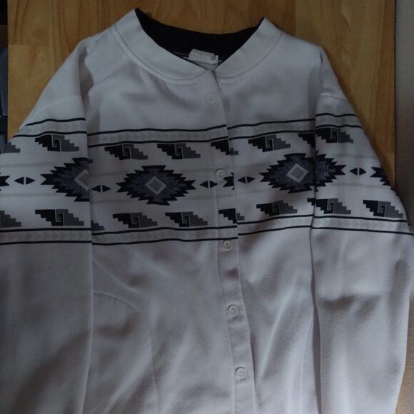 Vintage L'Designs Aztec Pattern Cardigan Sweater - Picture 1 of 7